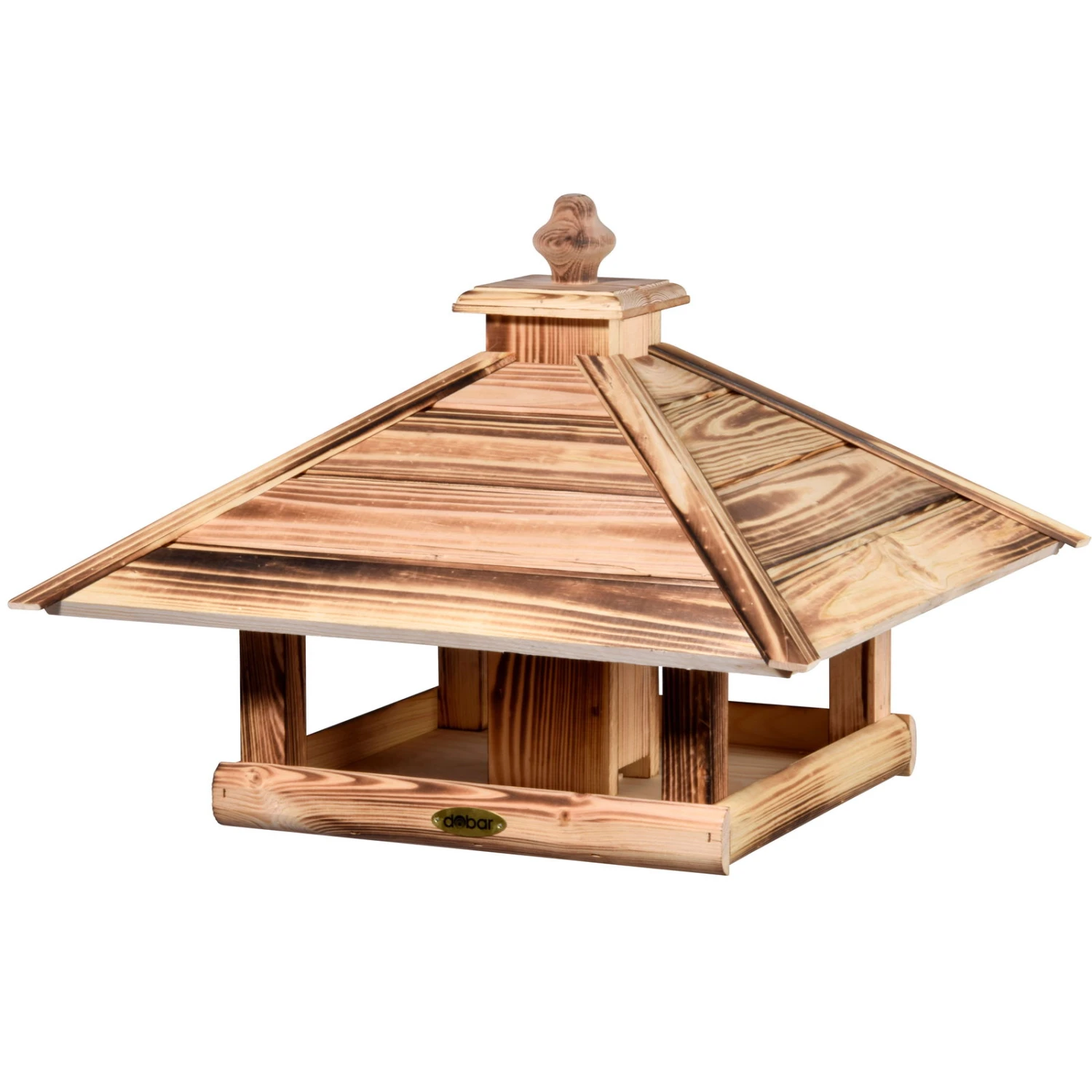 Kiefer-Vogelhaus 'Heat', Geflammt, 49 X 49 X 39 Cm – Bild 4