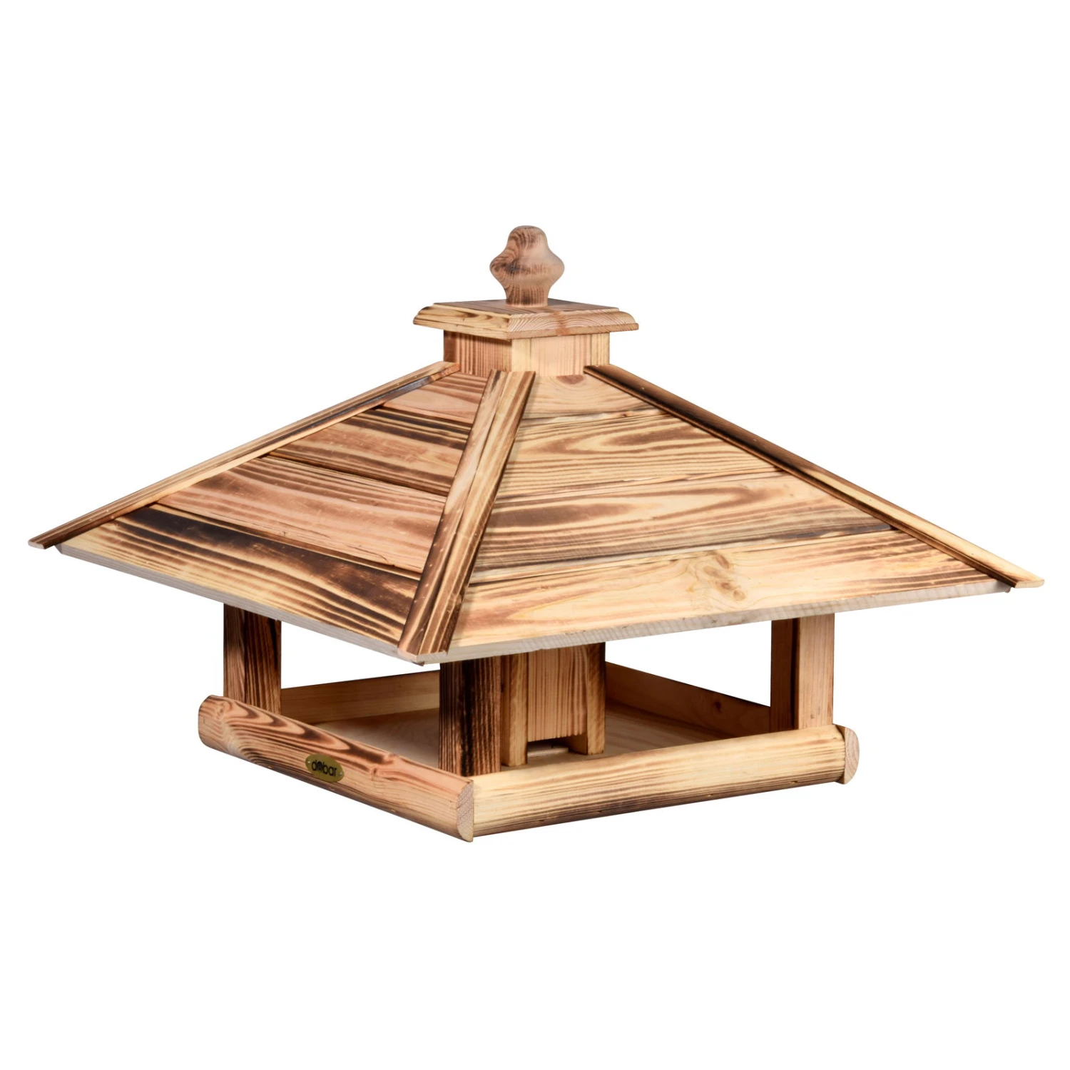 Kiefer-Vogelhaus 'Heat', Geflammt, 49 X 49 X 39 Cm – Bild 2