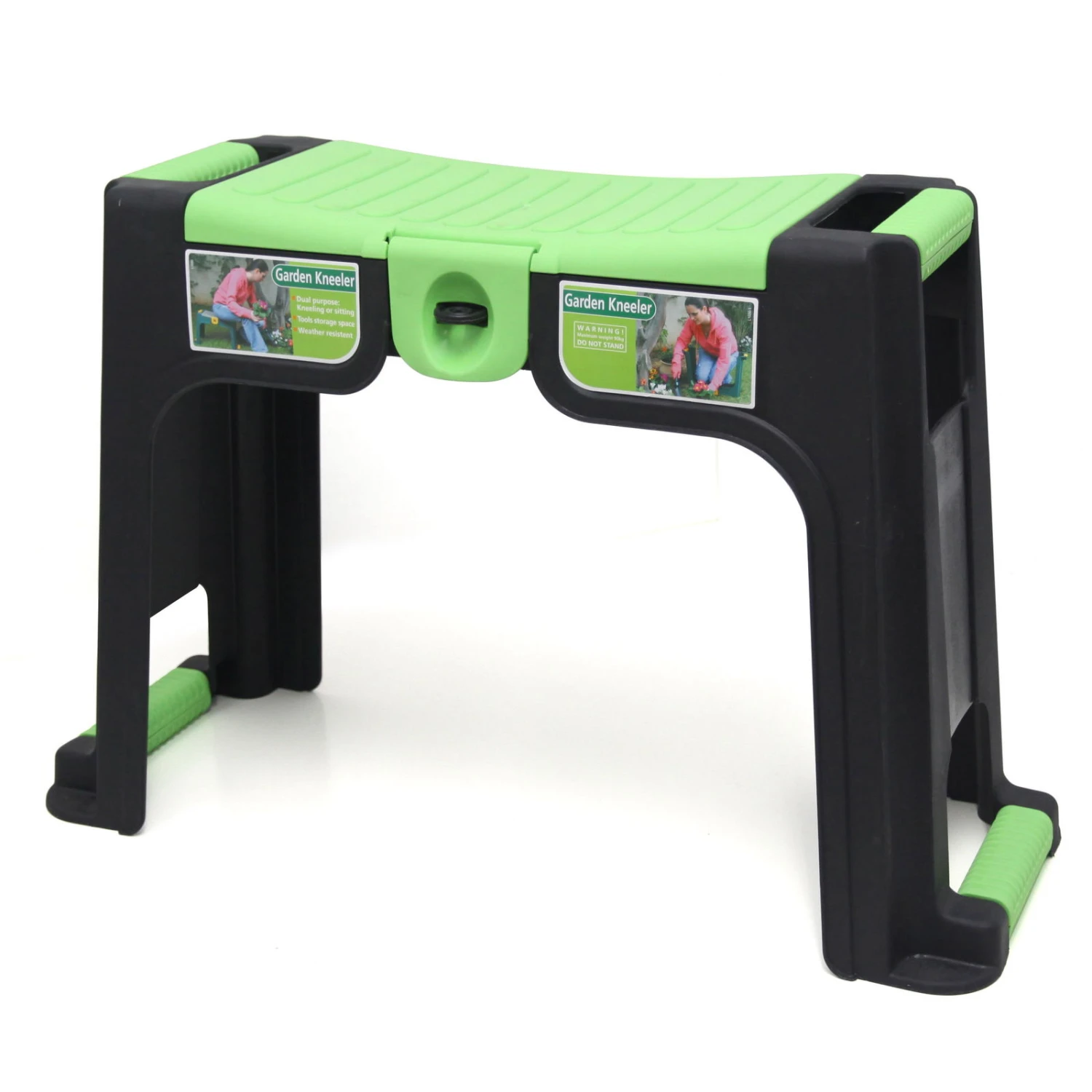 Gartenhocker Mit Staufach, Tragkraft 100 Kg – Bild 2