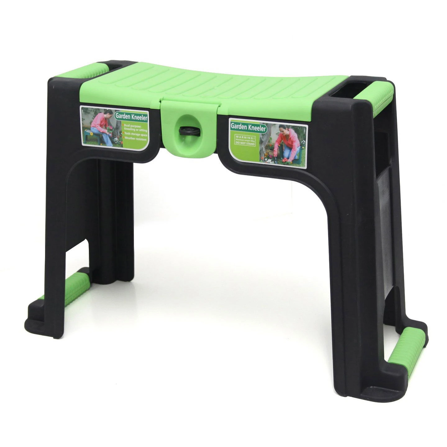 Gartenhocker Mit Staufach, Tragkraft 100 Kg – Bild 3