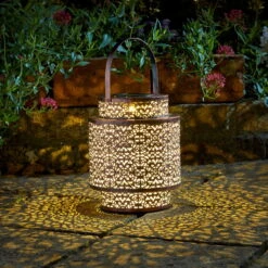 Kölle Solarlaterne Tangier, Kupfer, 18 X 23 Cm