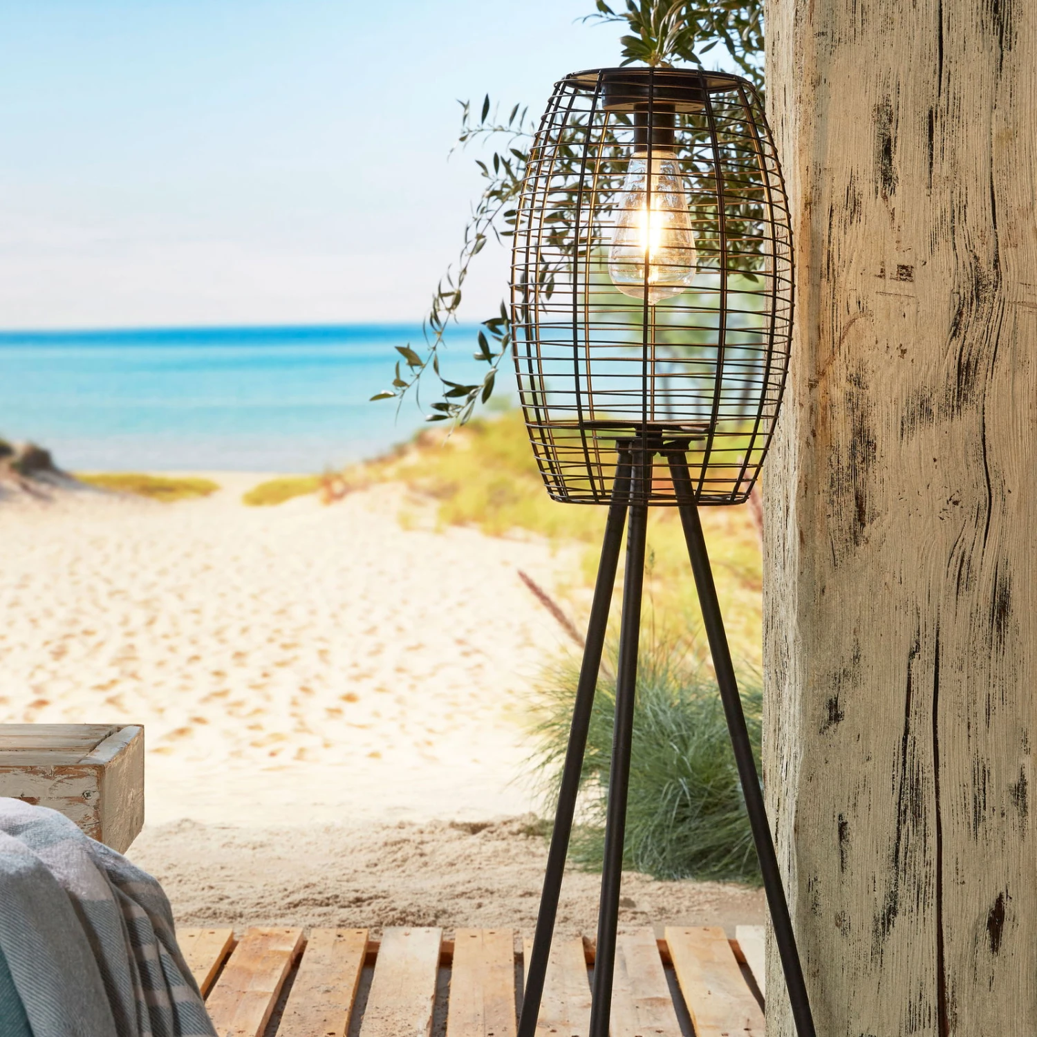 Solar-Standleuchte 'Killarney', Schwarz, Metall, Ø 20,5 X H 32 Cm – Bild 5