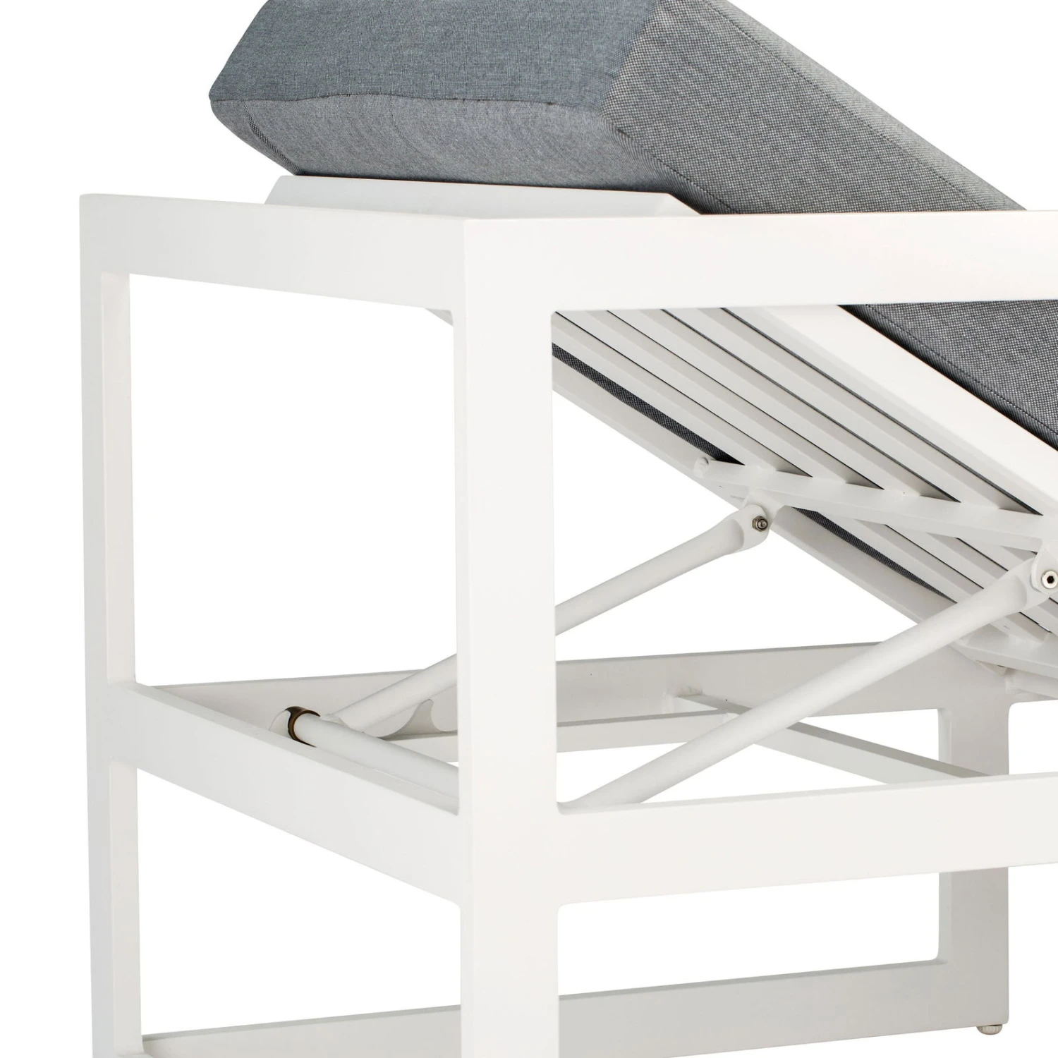 Best Loungeset "Rhodos" 3tlg. Weiß, Modernes Design, Komfortabel, Groß – Bild 2