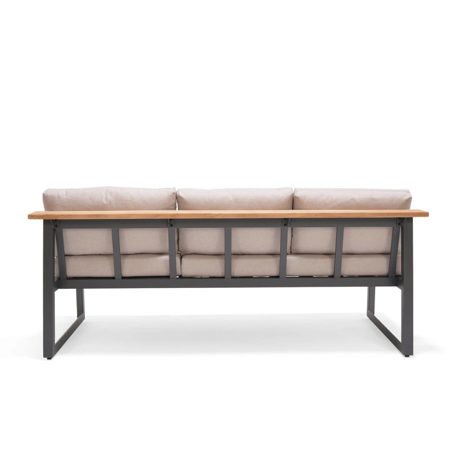 Dining-Bank 'Jimmy', 3-Sitzer, Grau, Ca. 191 X 89 X 75 Cm – Bild 7