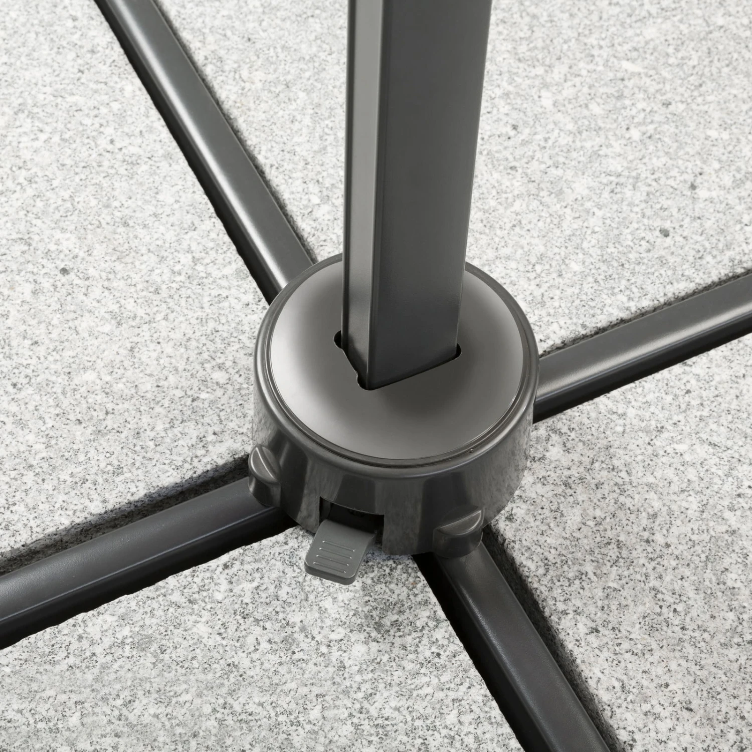 Pendelschirm 'Rhodos Junior', Ca 230 X 230 Cm, Natur – Bild 8