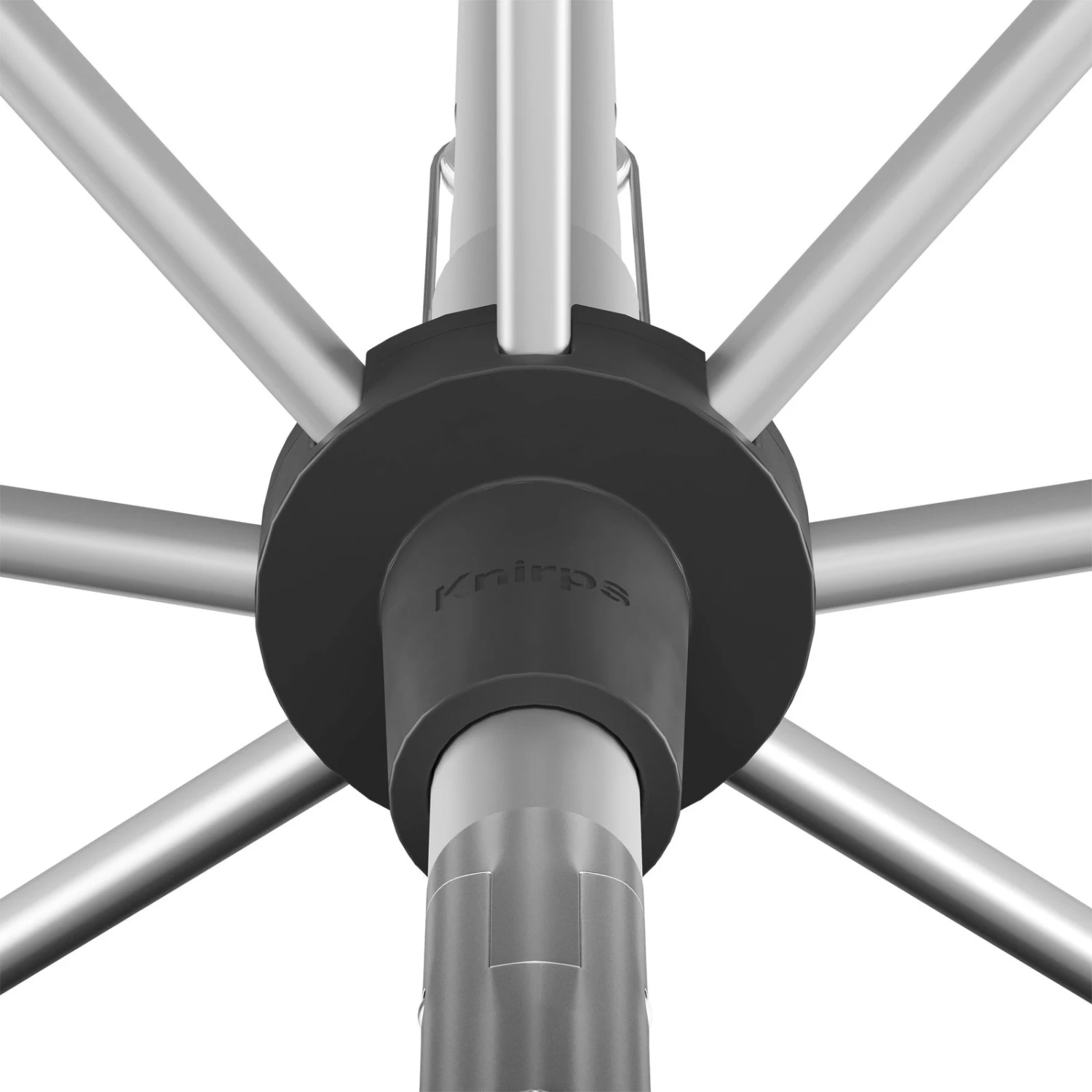 KNIRPS Kurbelschirm 'Apoll', Bordeaux, Ca. 230 X 150 Cm – Bild 6