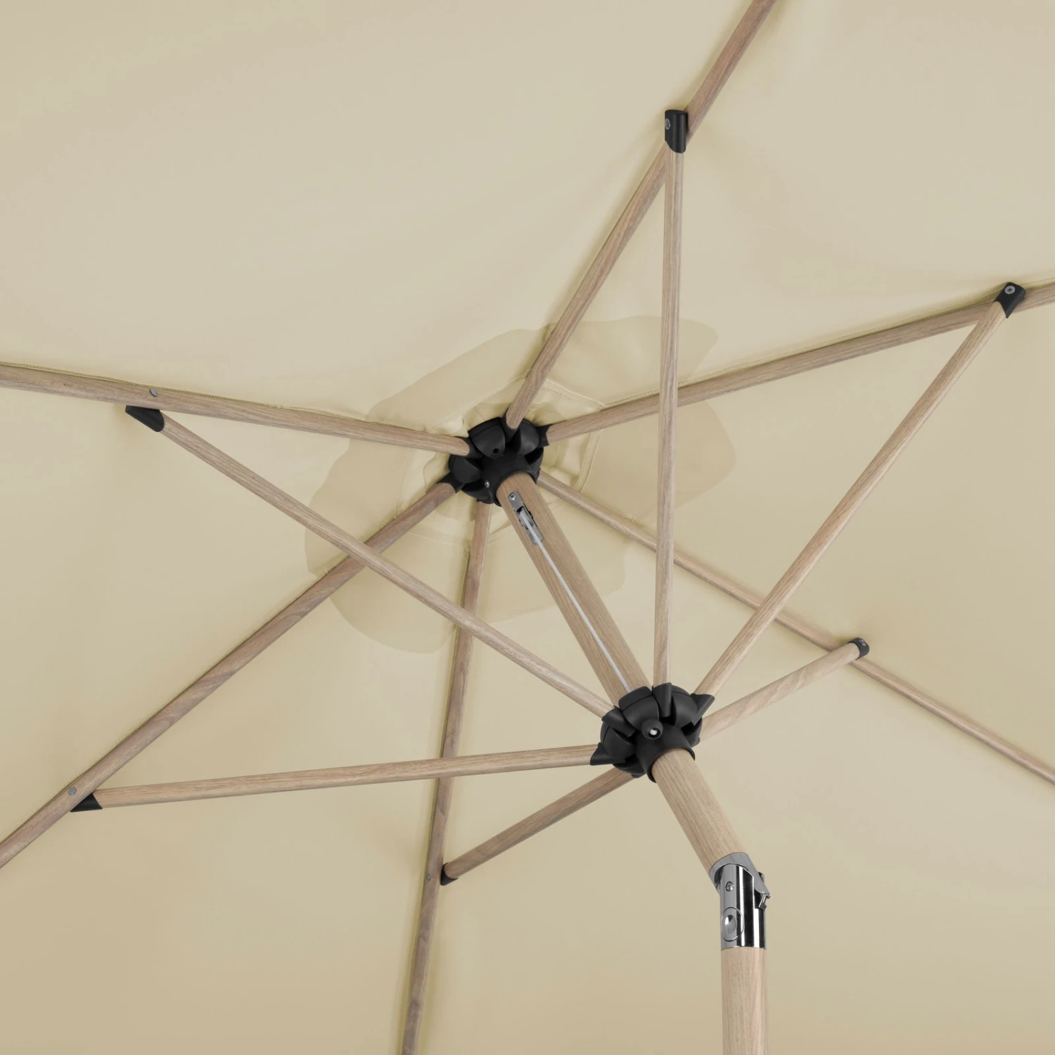 Sonnenschirm 'Cordoba', Ø 270 Cm, Natur – Bild 9