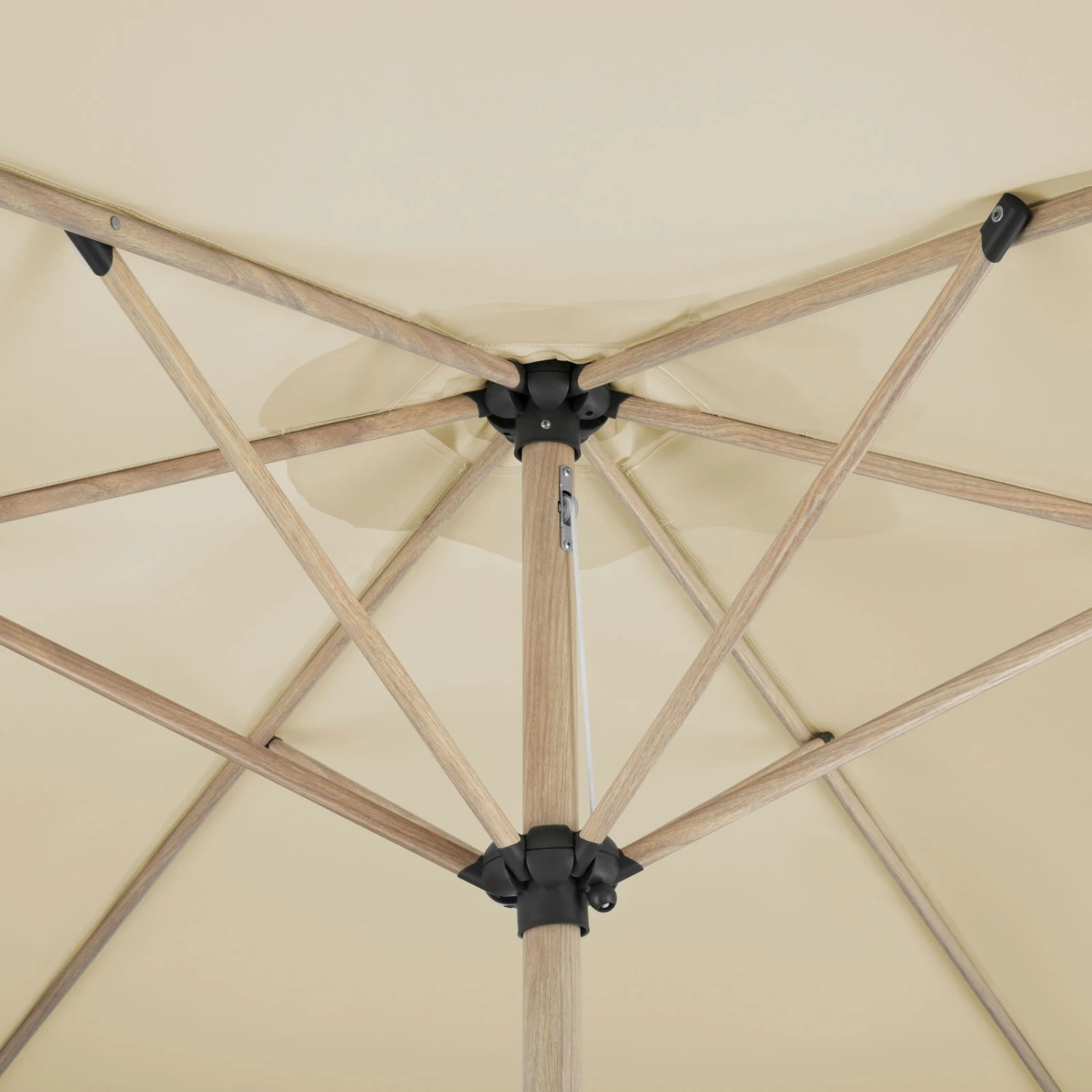 Sonnenschirm 'Cordoba', Ø 270 Cm, Natur – Bild 7