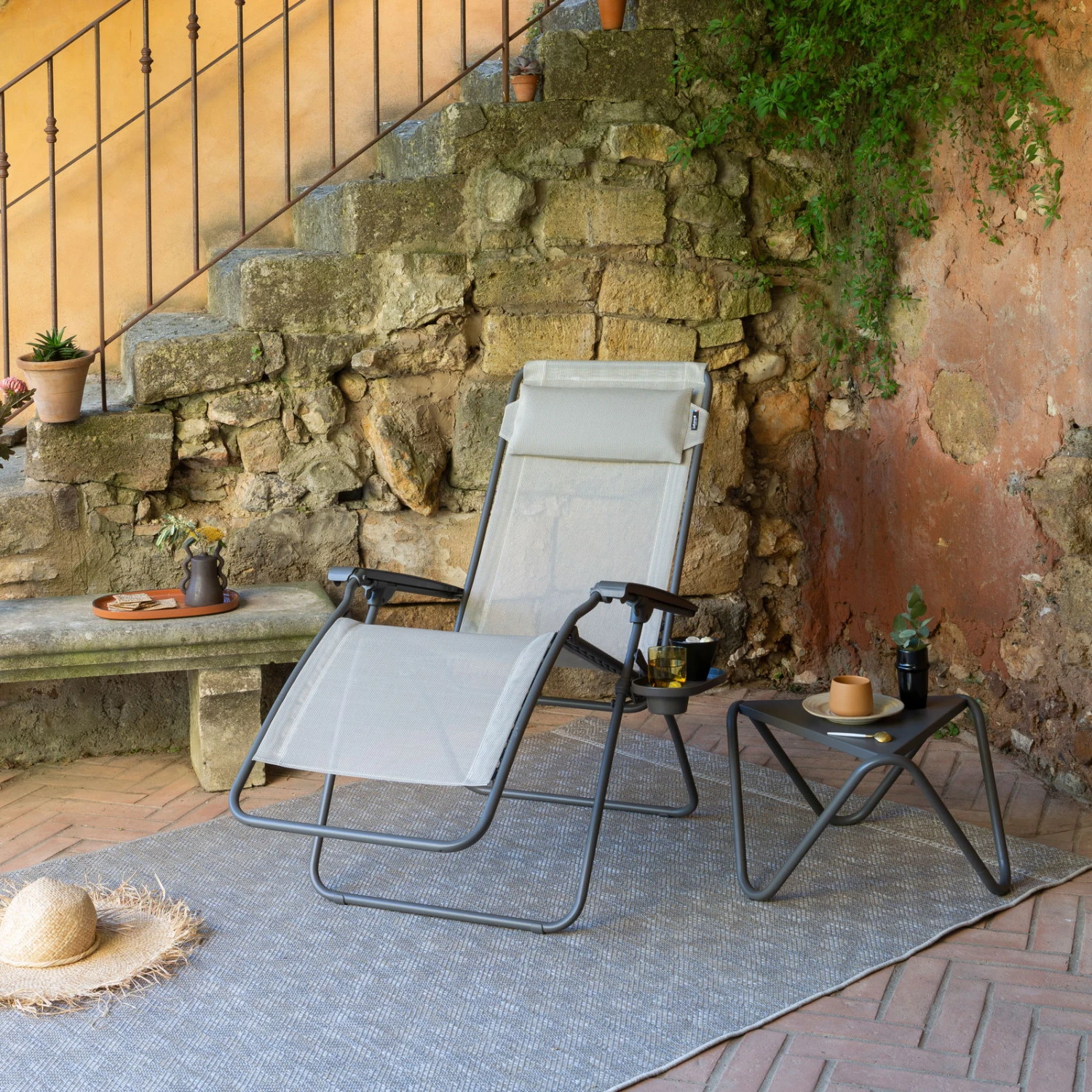 Lafuma Relaxsessel 'R Clip', Seigle