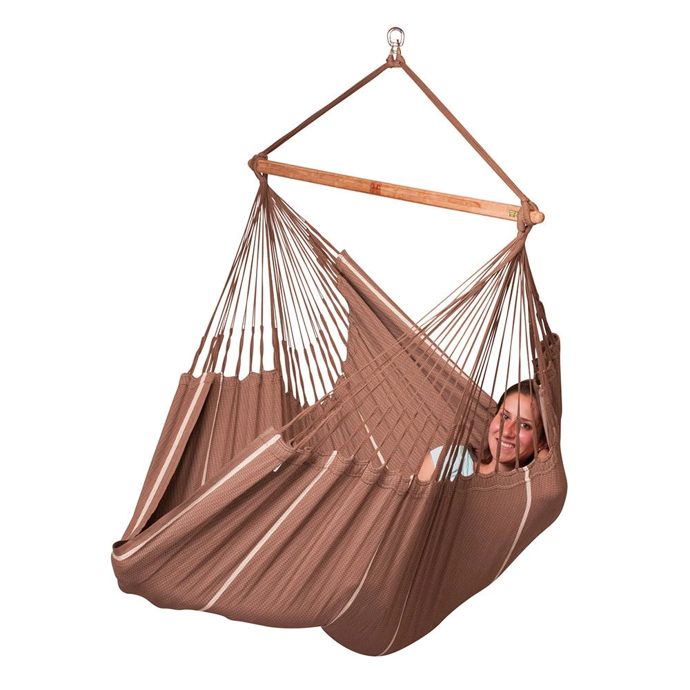 LA SIESTA HĂ€ngestuhl Lounger Habana Chocolate, Aus Bio-Baumwolle â Bild 2