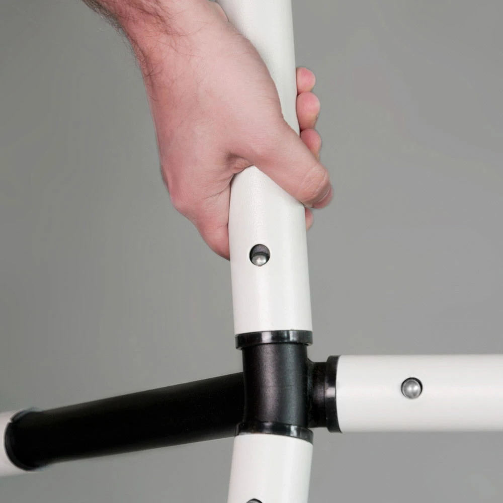 LA SIESTA Doppel-Hängemattengestell Nautico Grau, Stahl Pulverbeschichtet – Bild 3