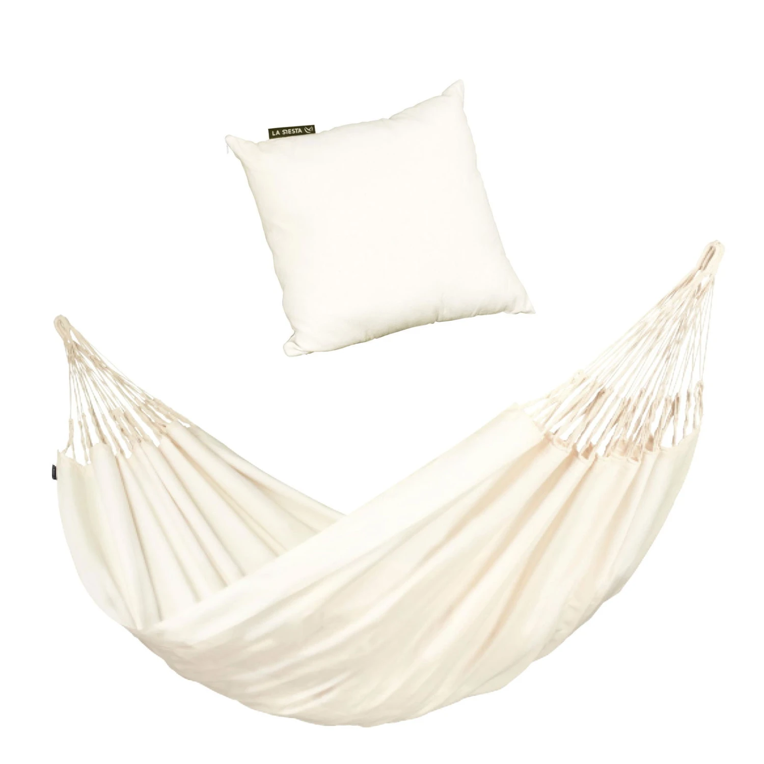LA SIESTA Doppel-HĂ€ngematte Brisa, Vanilla, Outdoor Material, Bis 160 Kg, Wetterfest â Bild 9