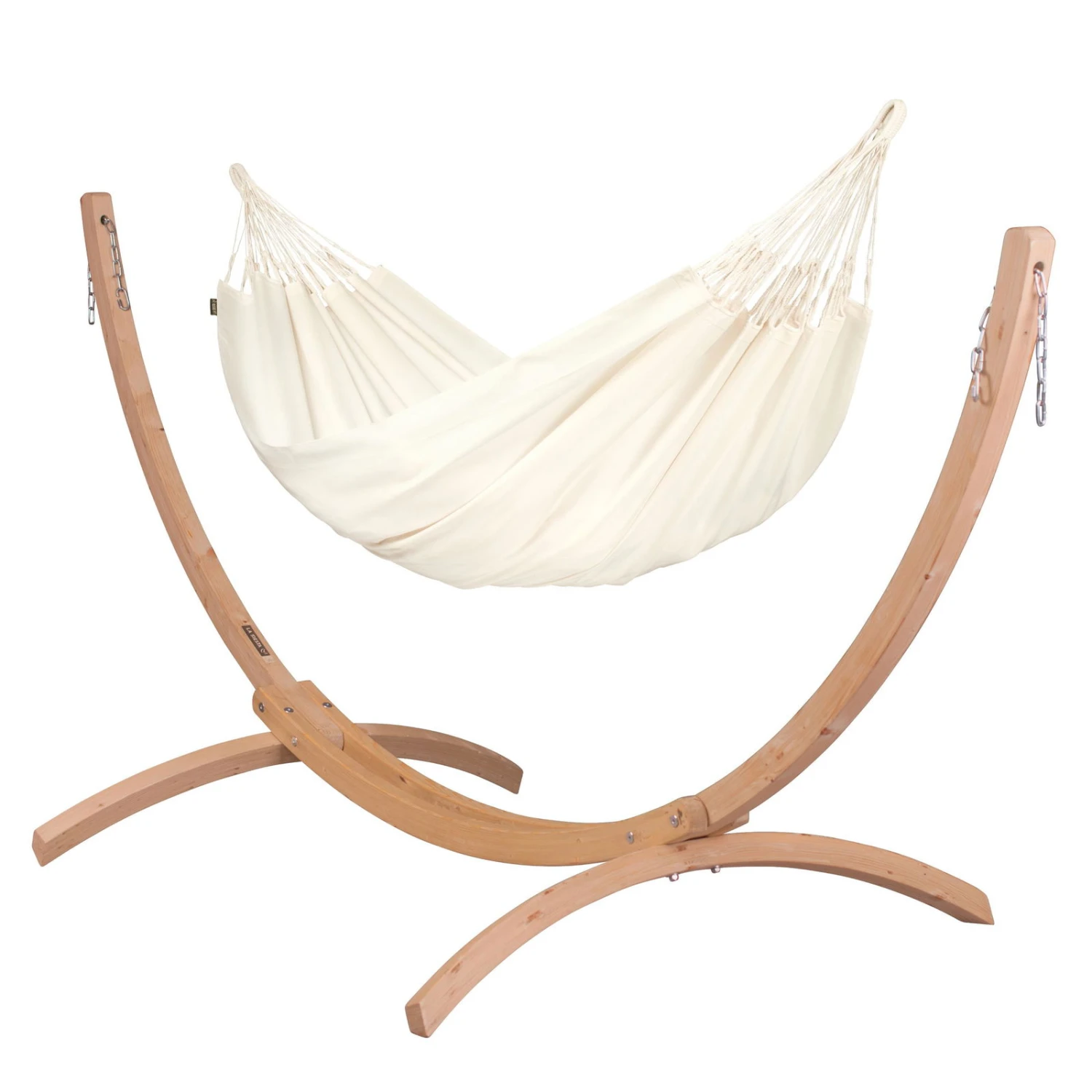 LA SIESTA Doppel-HĂ€ngematte Brisa, Vanilla, Outdoor Material, Bis 160 Kg, Wetterfest â Bild 8