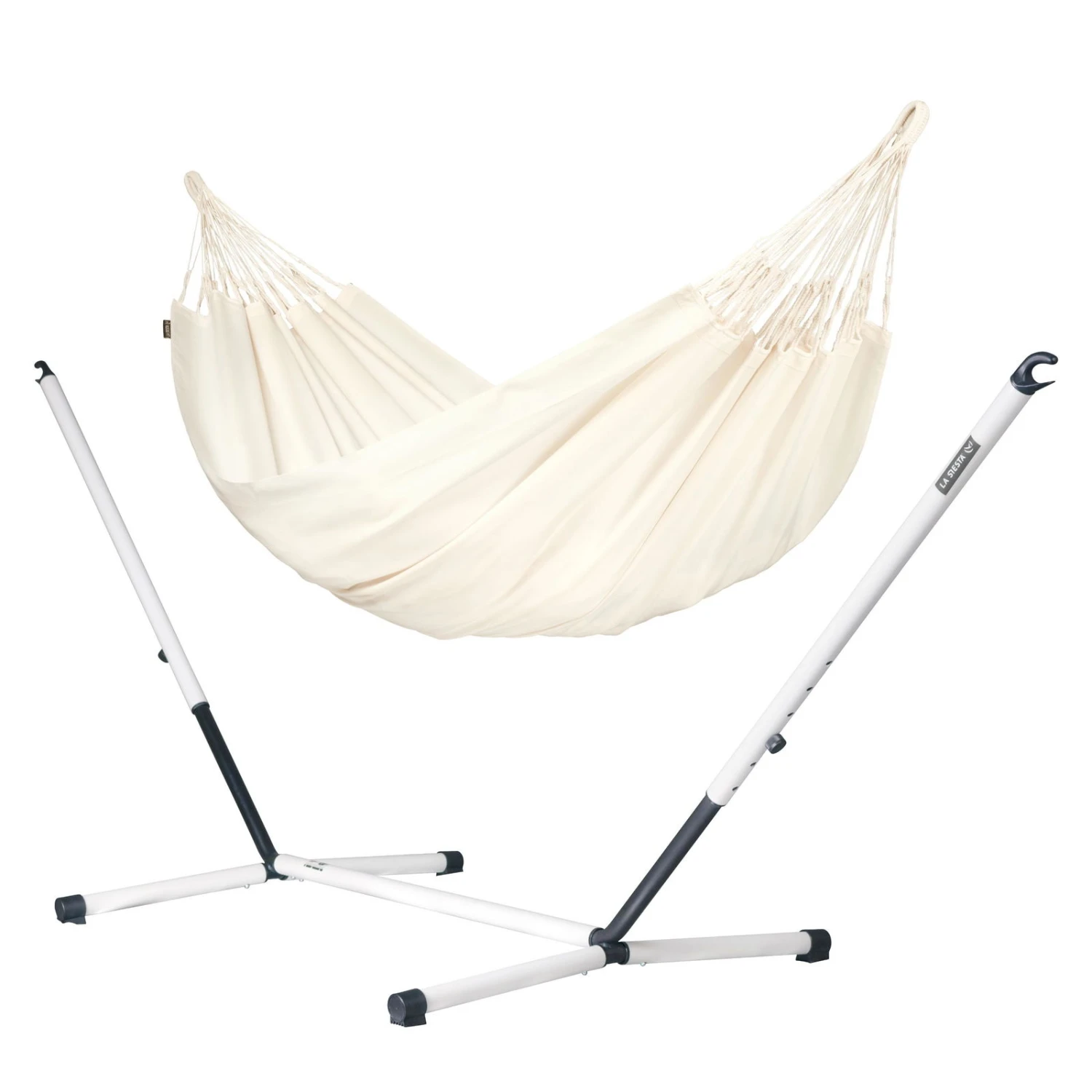 LA SIESTA Doppel-HĂ€ngematte Brisa, Vanilla, Outdoor Material, Bis 160 Kg, Wetterfest â Bild 7