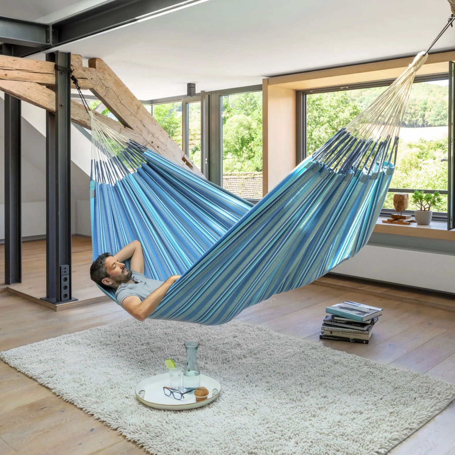 LA SIESTA HĂ€ngematte 'Modesta', Azure â Bild 3