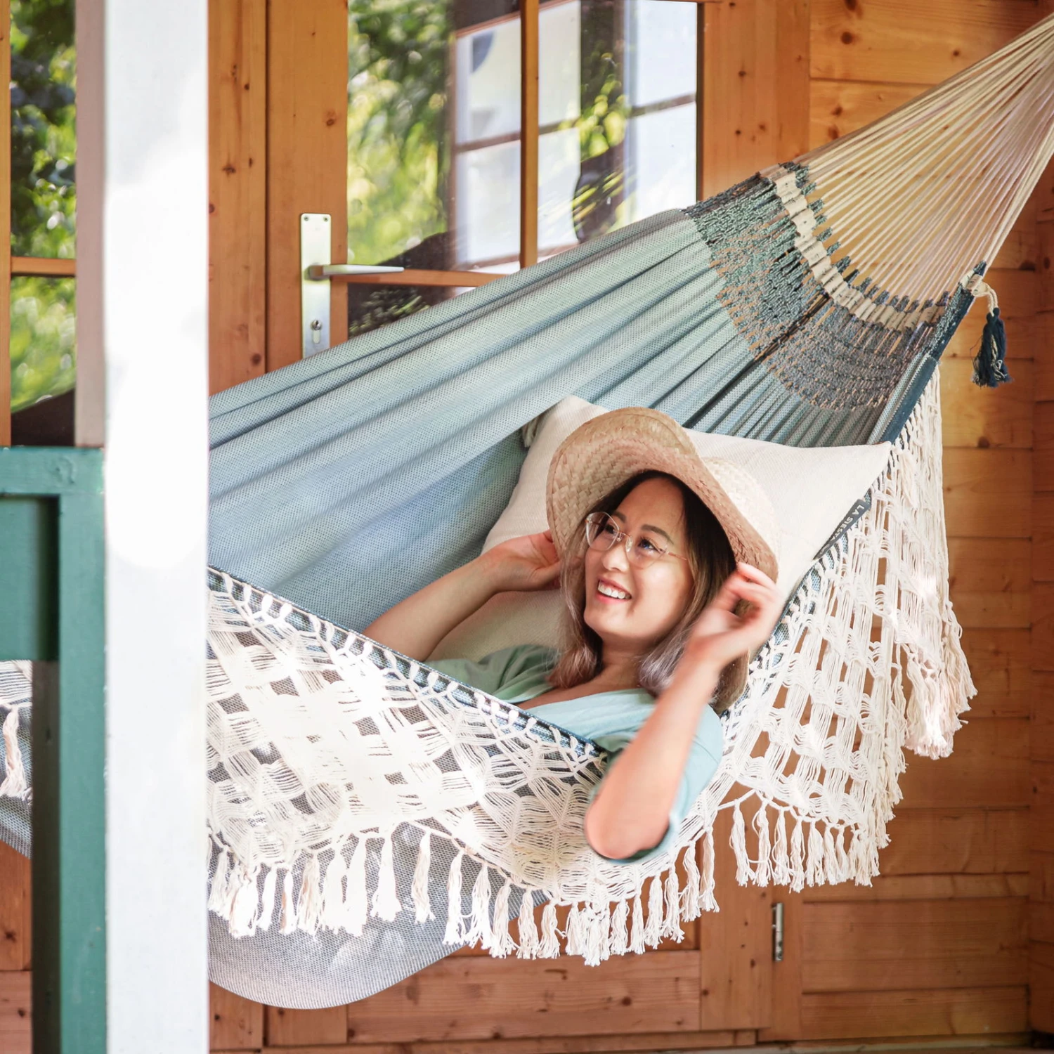 LA SIESTA Kingsize Hängematte 'Bossanova', Fjord – Bild 3