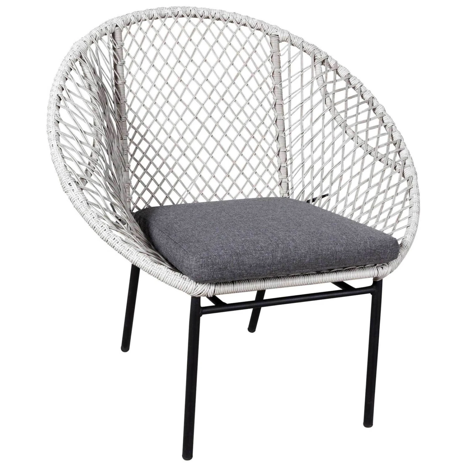 Sitzmöbelgruppe 'Nairobi' Inkl. Auflagen, 4-teilig, Grau – Bild 3