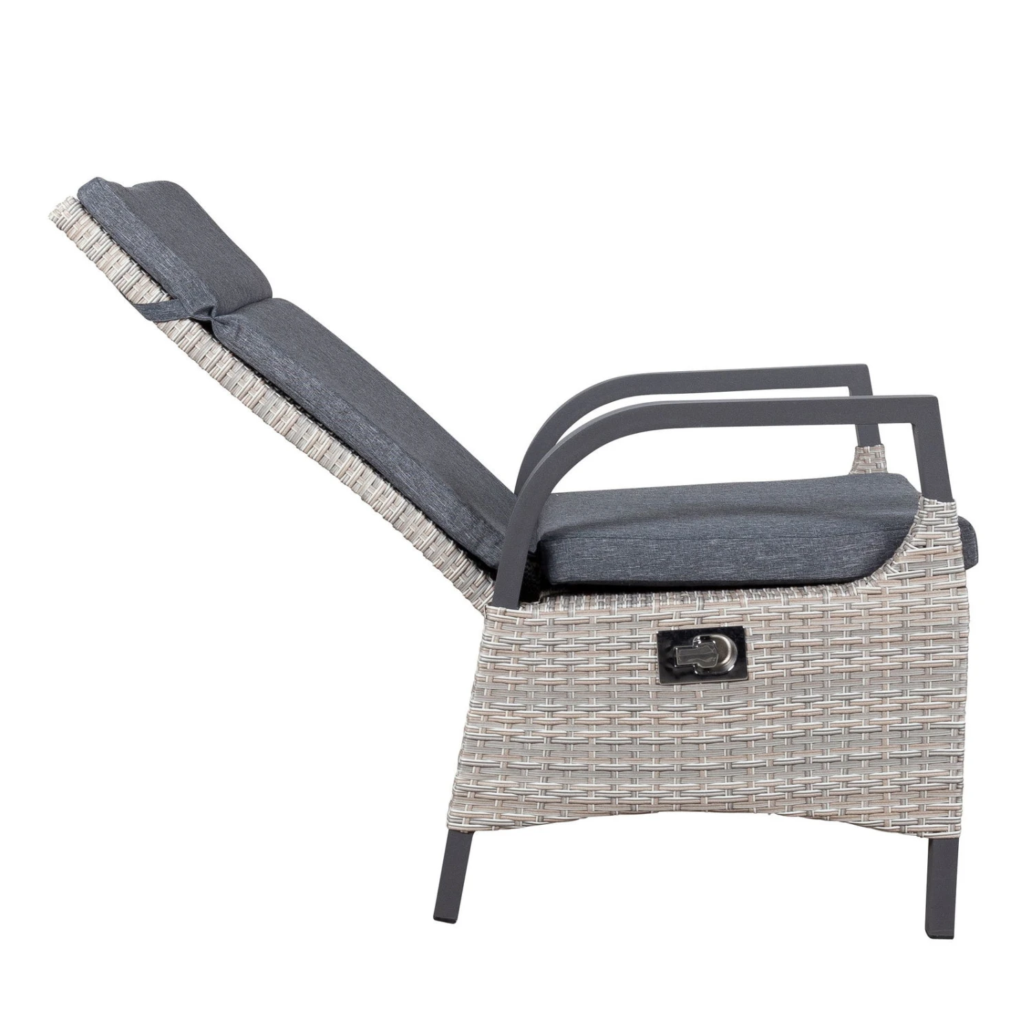 Geflechtsessel 'Westerland', Grau – Bild 5