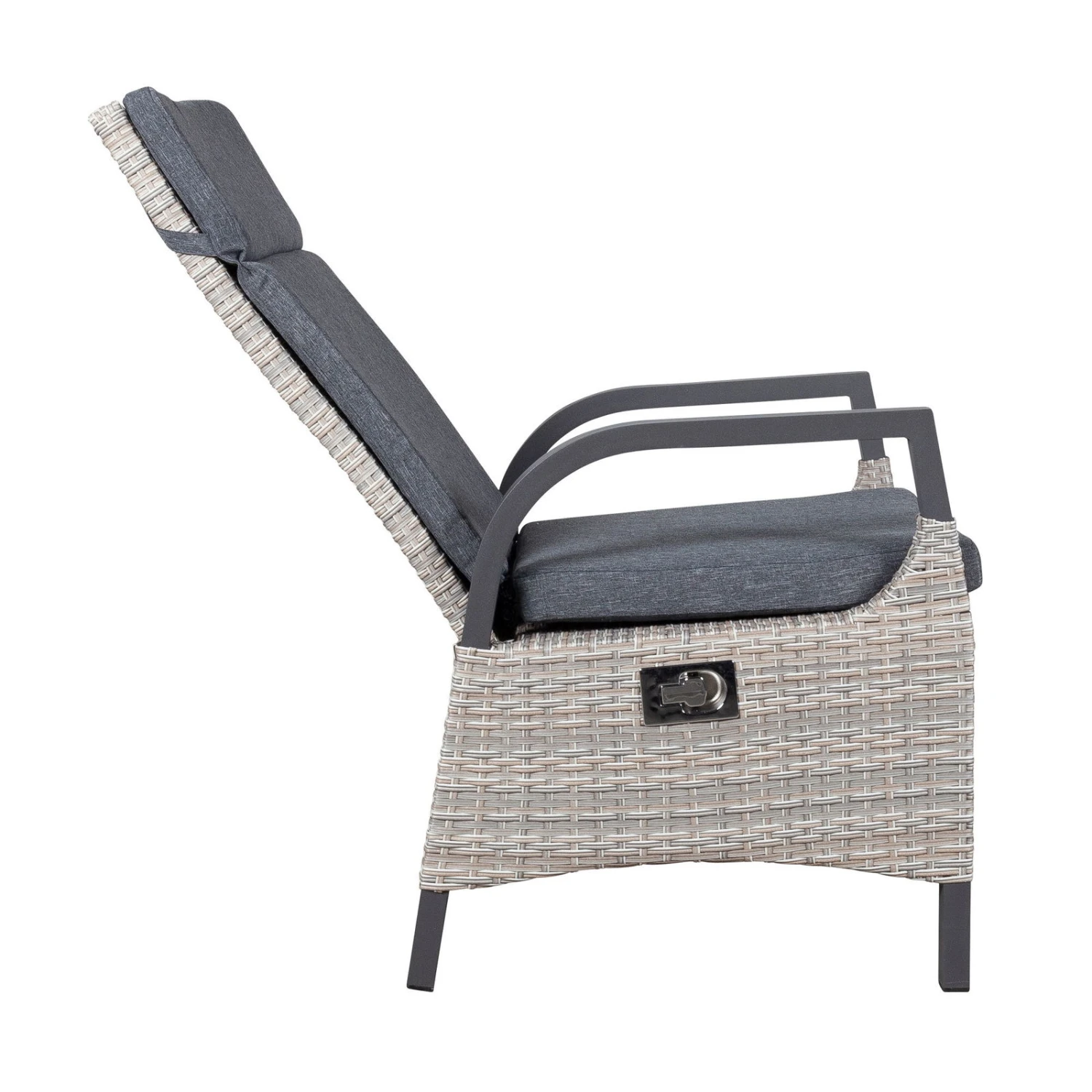 Geflechtsessel 'Westerland', Grau – Bild 6