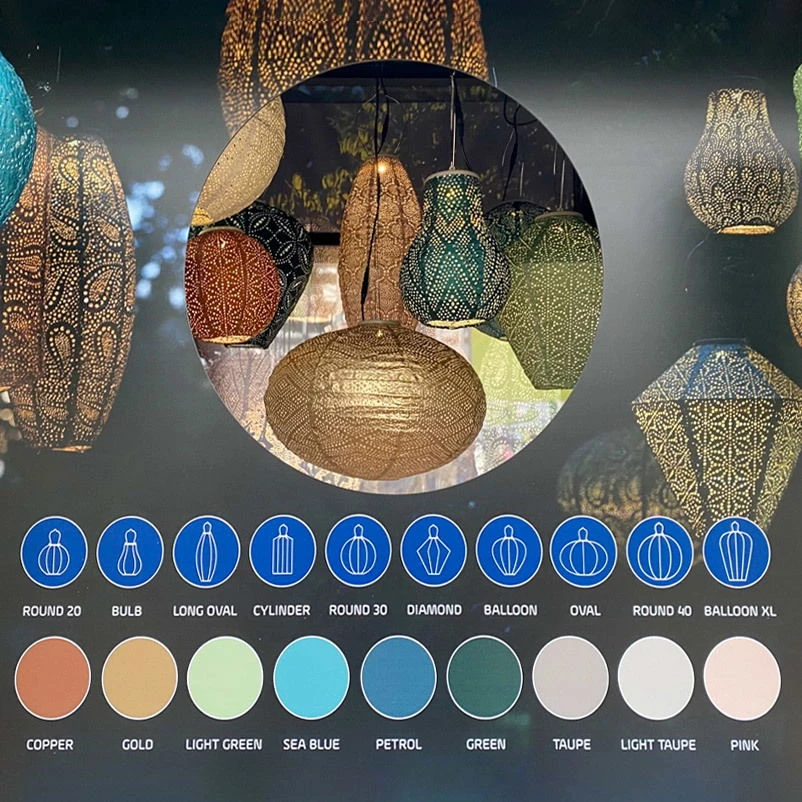 Solarlaterne 'Round 30', Taupe, Ø 30 X 29 Cm – Bild 4