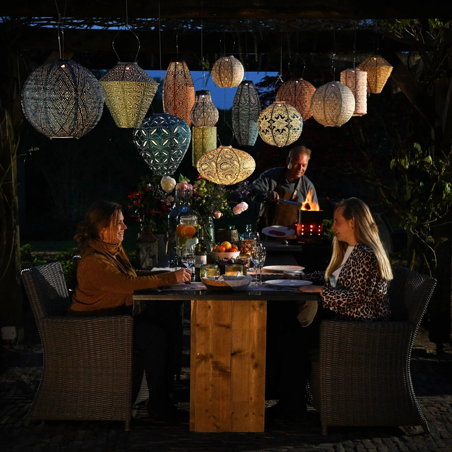 Solarlaterne 'Diamond 28', Hellgrün, Ø 28 X 28 Cm – Bild 8